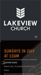Mobile Screenshot of lakeviewchurch.com